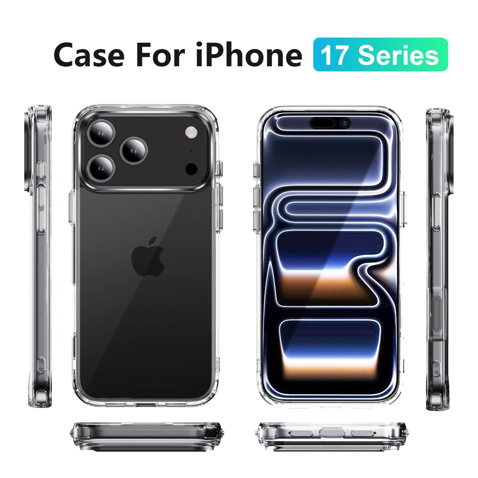 For Iphone 17 Pro Max Air Case Magsafe Clear Phone Shockproof Bumper TPU Cover