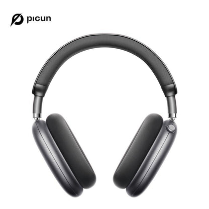 Picun F8 Pro Wireless Headphones - 52Db Noise Cancellation, 5 Smart ENC Mics, Detachable Fabric Ear Cushions, 120 Hour Standby, Seamless Dual Device Connection for All-Day Use and Boosted Productivity
