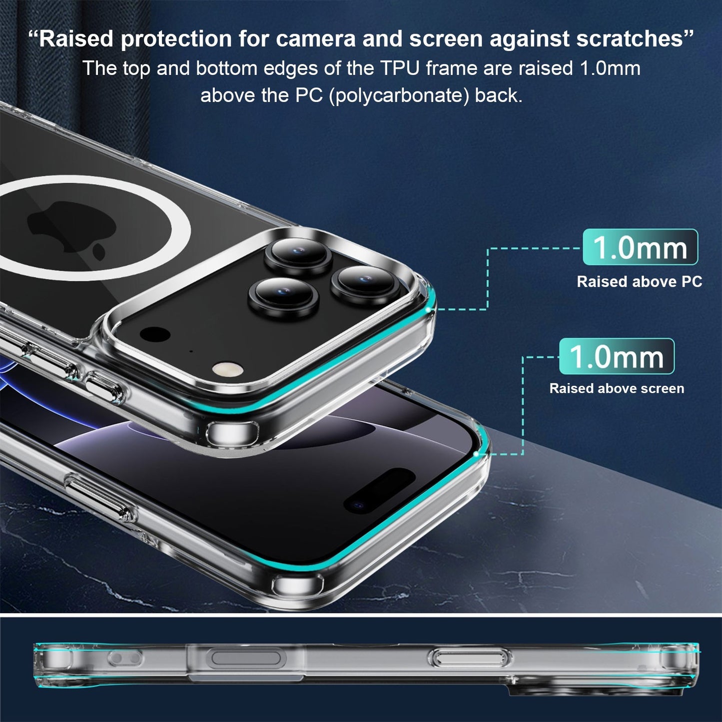 For Iphone 17 Pro Max Air Case Magsafe Clear Phone Shockproof Bumper TPU Cover