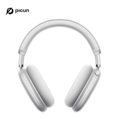 Picun F8 Pro Wireless Headphones - 52Db Noise Cancellation, 5 Smart ENC Mics, Detachable Fabric Ear Cushions, 120 Hour Standby, Seamless Dual Device Connection for All-Day Use and Boosted Productivity