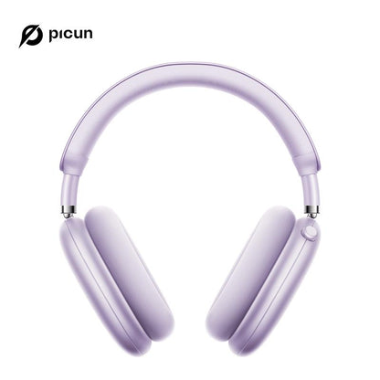 Picun F8 Pro Wireless Headphones - 52Db Noise Cancellation, 5 Smart ENC Mics, Detachable Fabric Ear Cushions, 120 Hour Standby, Seamless Dual Device Connection for All-Day Use and Boosted Productivity