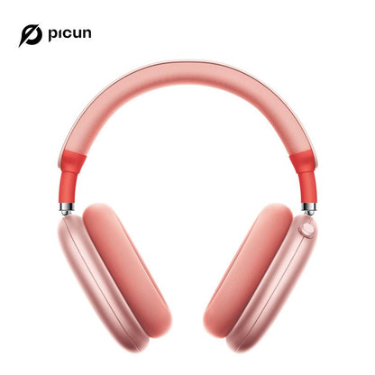 Picun F8 Pro Wireless Headphones - 52Db Noise Cancellation, 5 Smart ENC Mics, Detachable Fabric Ear Cushions, 120 Hour Standby, Seamless Dual Device Connection for All-Day Use and Boosted Productivity